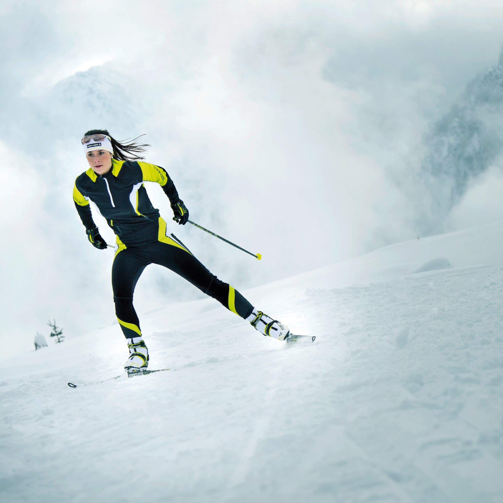 cross-country skiing Kaprun