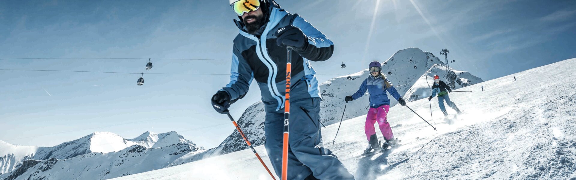 family skiing holiday Kitzsteinhorn | © Kitzsteinhorn