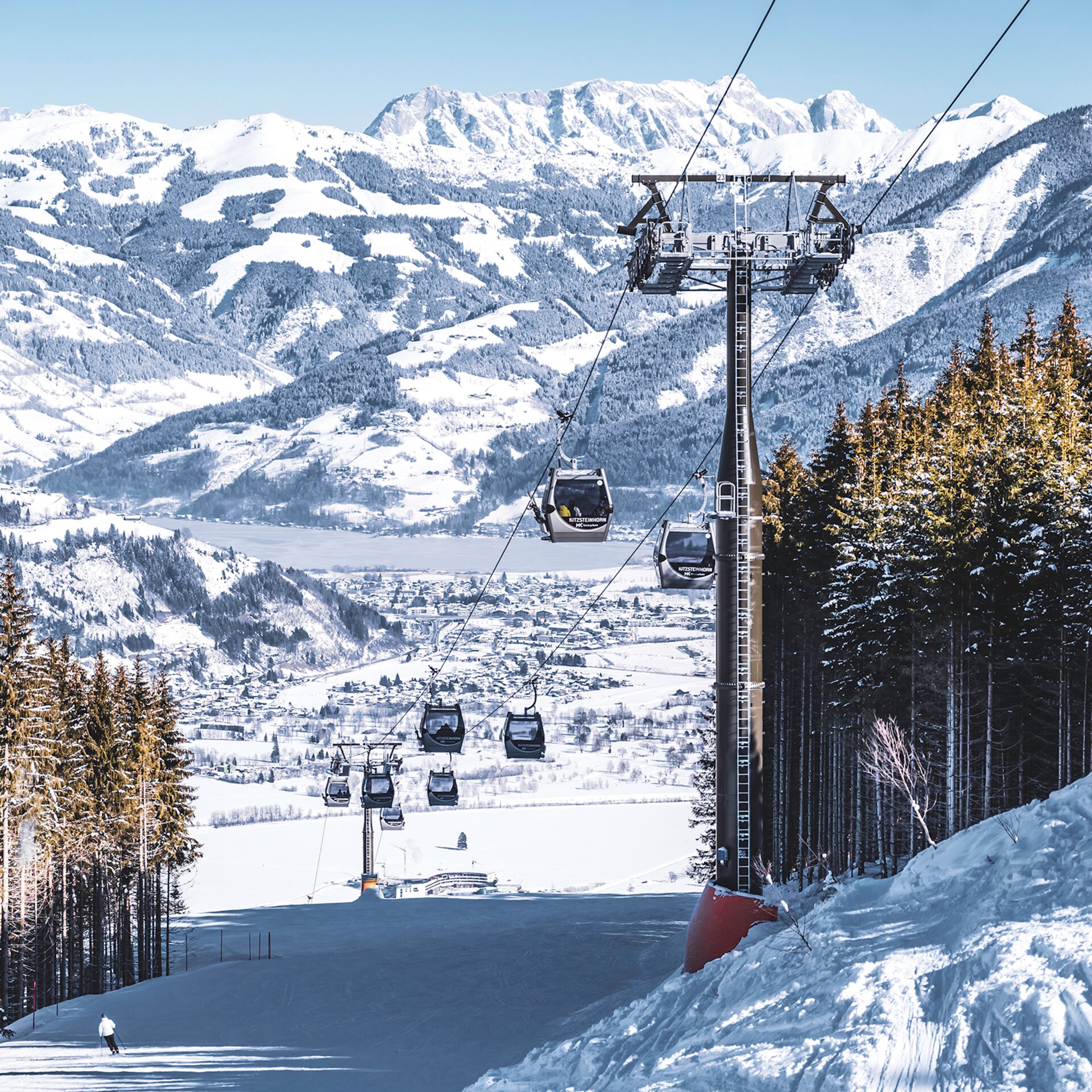 Maiskogelbahn Kitzsteinhorn in winter