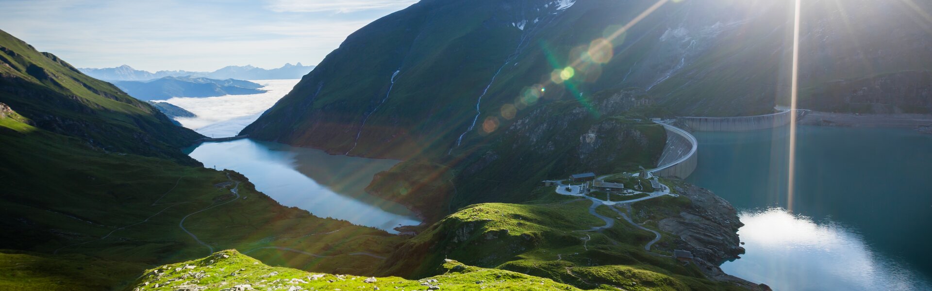 Stausee Mooserboden in Kaprun