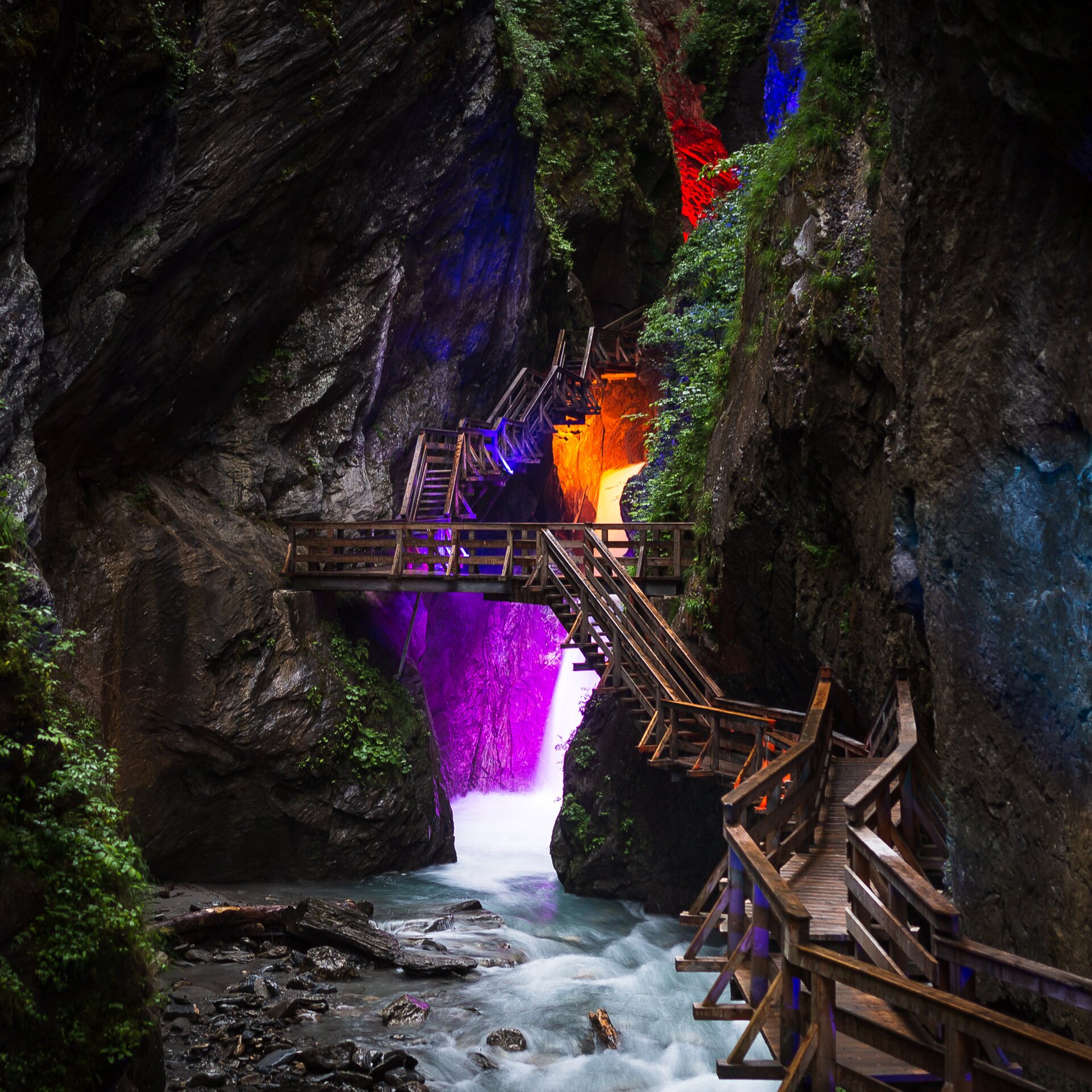 Sigmund Thun Gorge lights