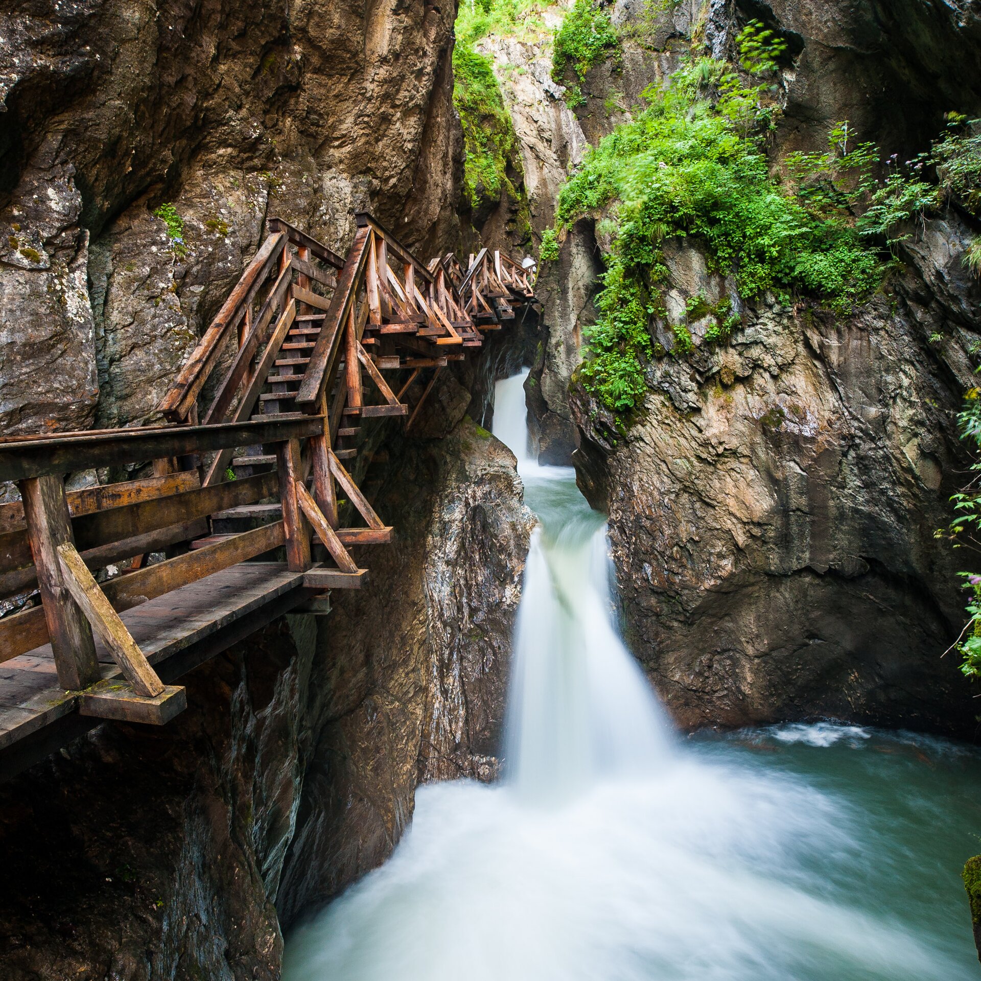 Sigmund Thun Gorge in summer