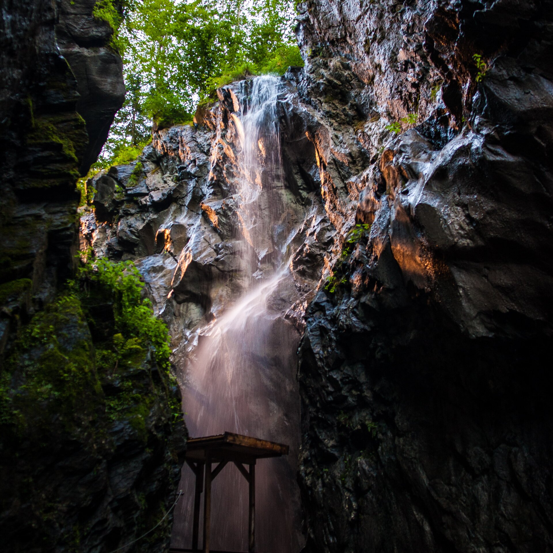 Sigmund Thun Klamm bei Nacht