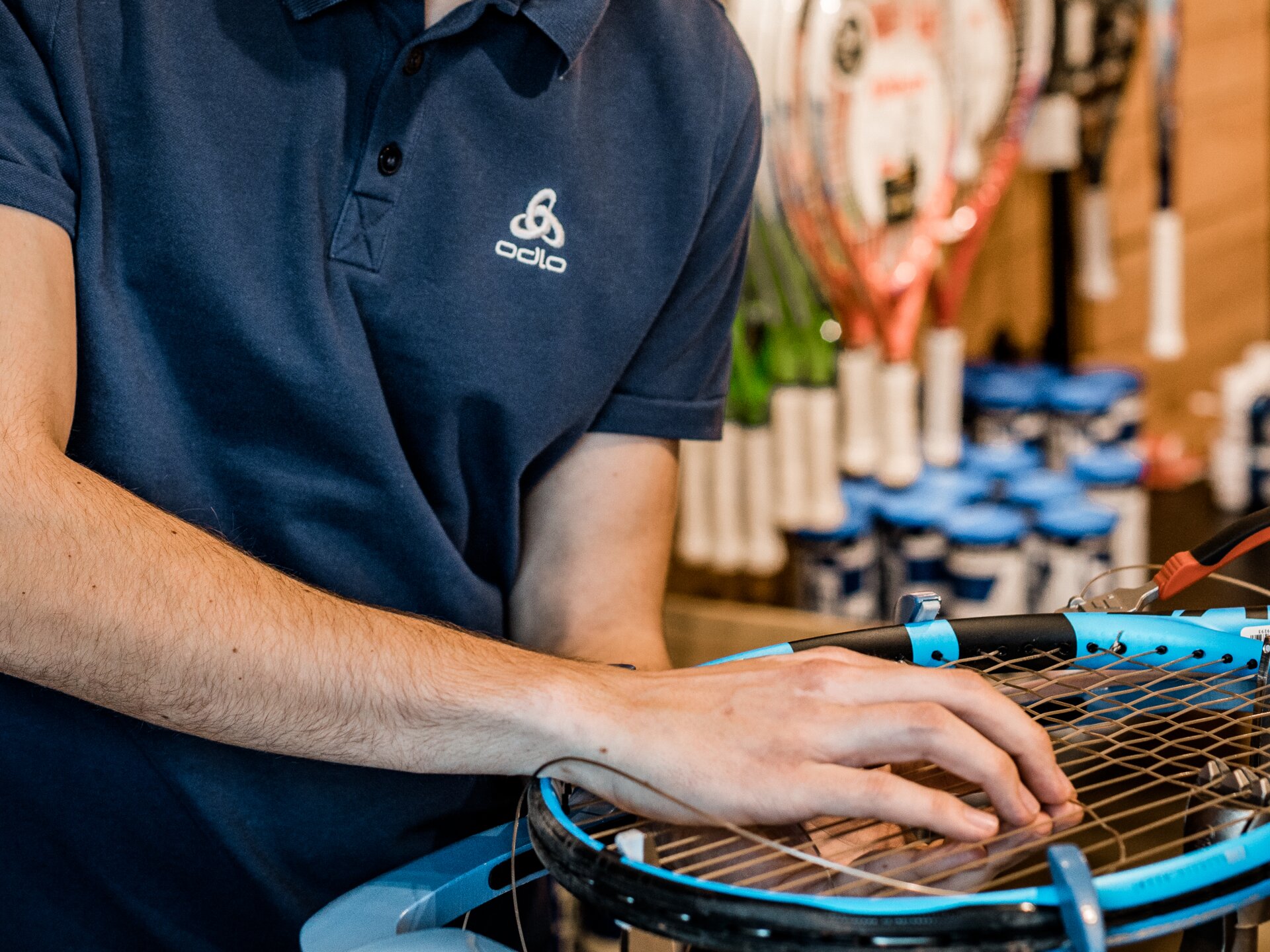 tennis racket stringing Kaprun