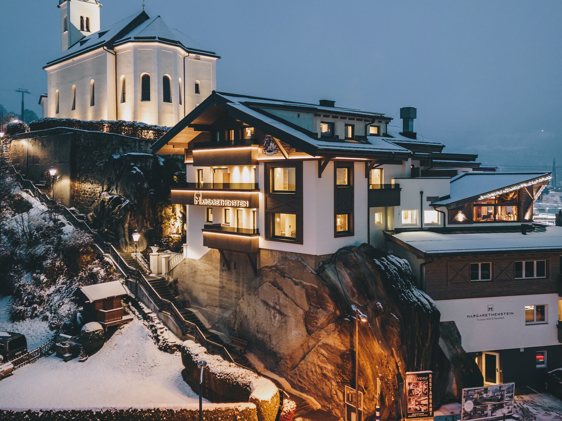 Panorama Restaurant Hotel Margarethenstein, Kaprun, Salzburgerland, Österreich