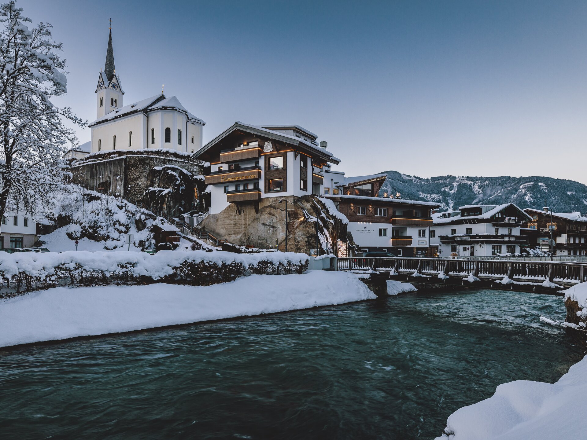 Margarethenstein Boutique Hotel & Apartment im Winter, Dezember 2023 © Stefanie Oberhauser